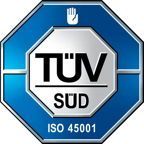 TÜV SÜD ISO 45001 certification mark