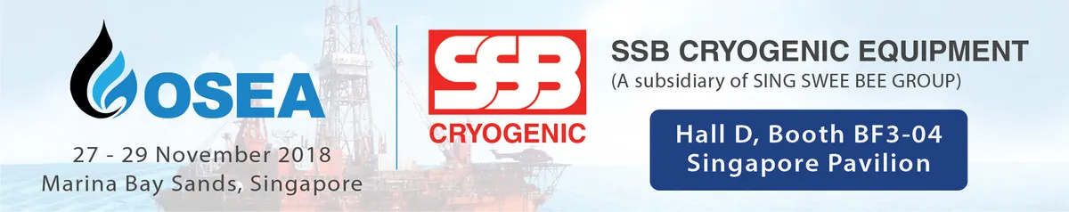 SSB Cryogenic Equipment in OSEA 2018